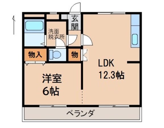 南砂山ハイツ 萬寿の物件間取画像